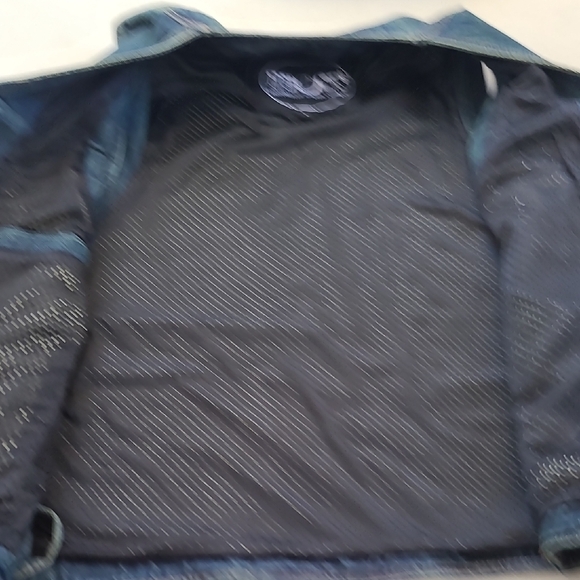 Boss Dark Blue Denim Vest with Side Lacing - Picture 6 of 6